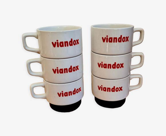 Lot de 6 tasses Moulin des Loups Viandox
