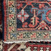 Ancient Heriz Carpet – Cobalt Blue & Indigo – 330 x 218 cm