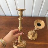 Pair of candle holders