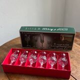 Cristal d’Arques Longchamp – Set de 6 verres à pied n 7 – Vintage 24% PbO