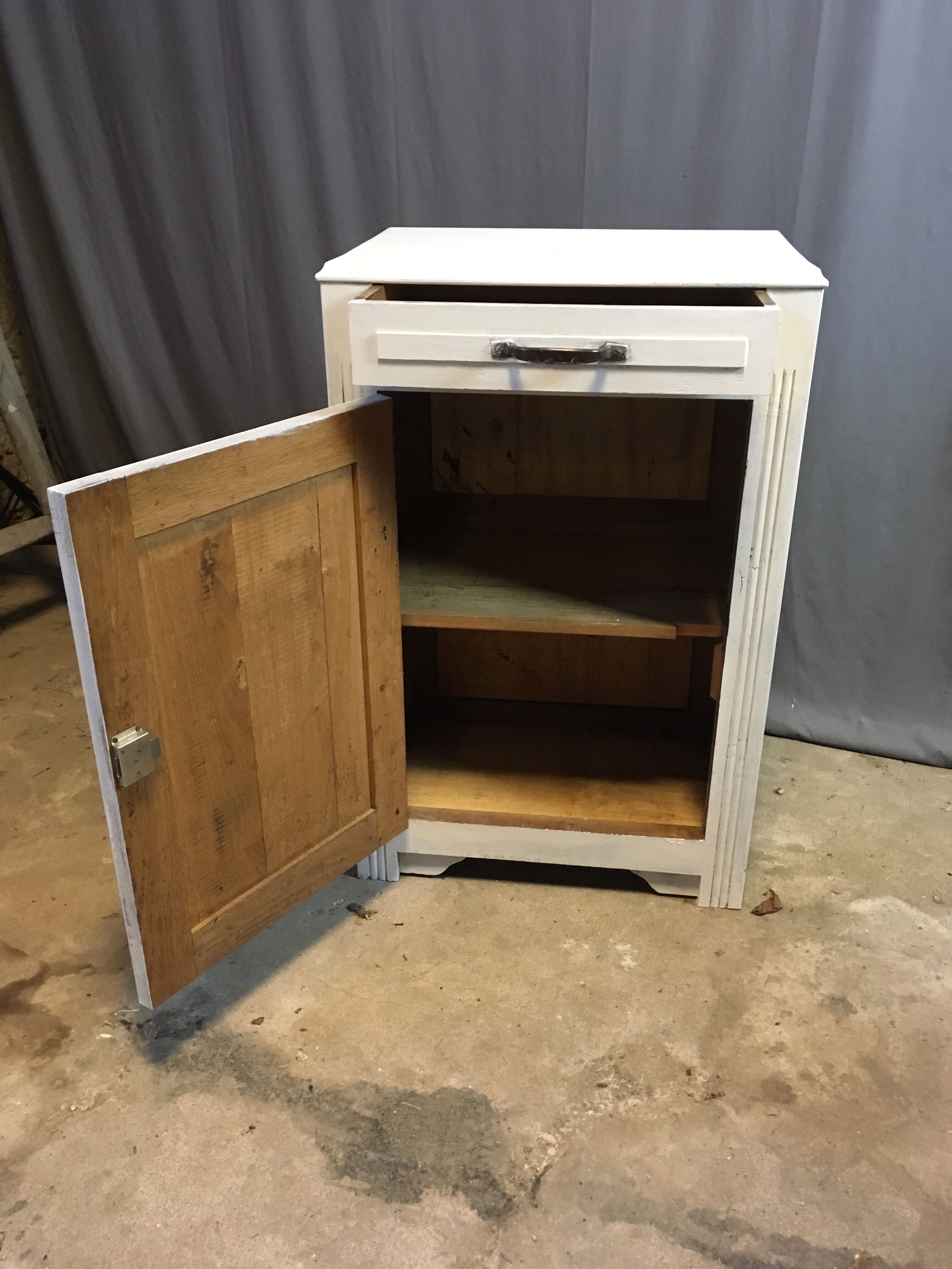 Sideboard white with drawer and door
