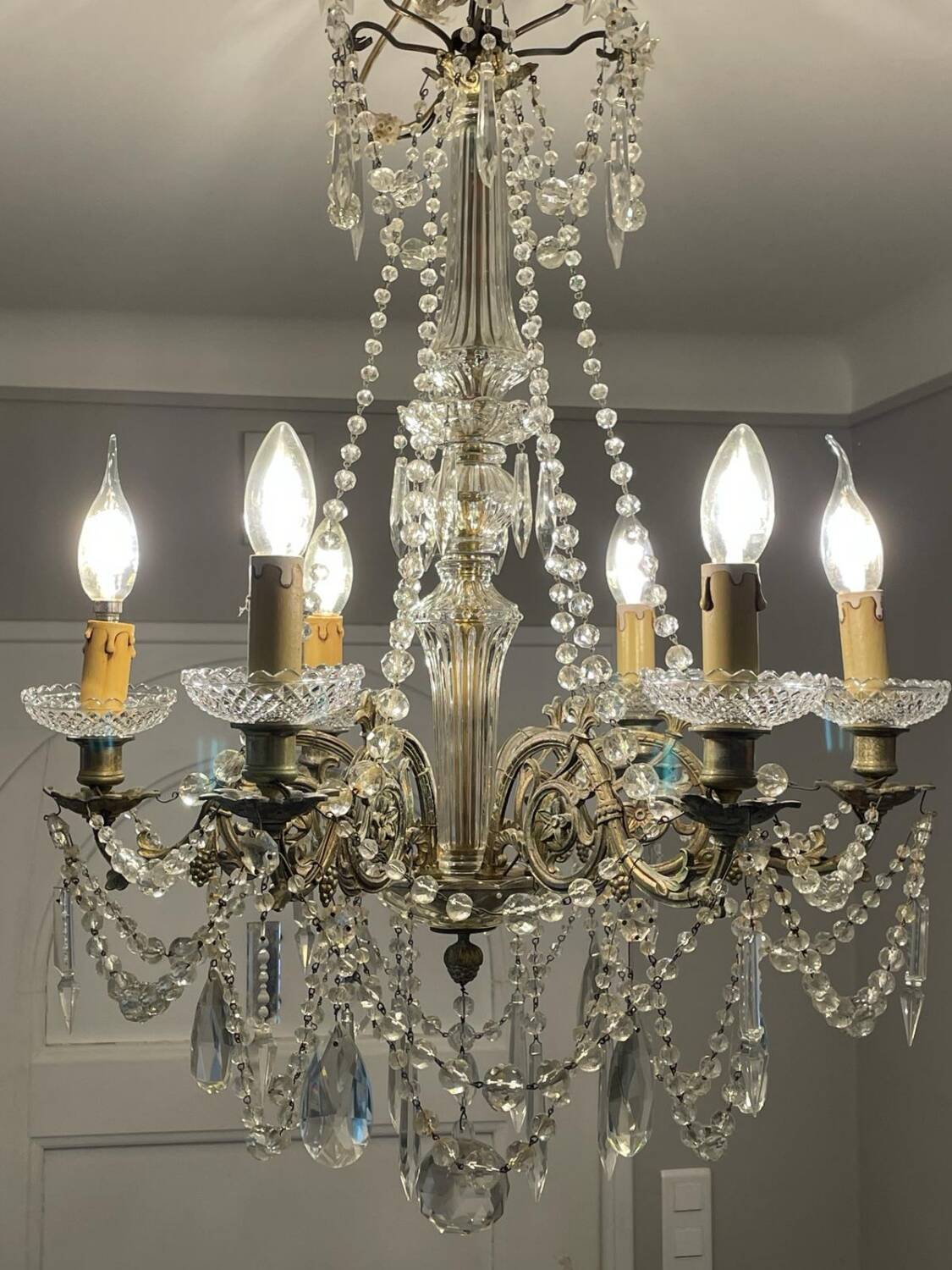 Tassel chandelier