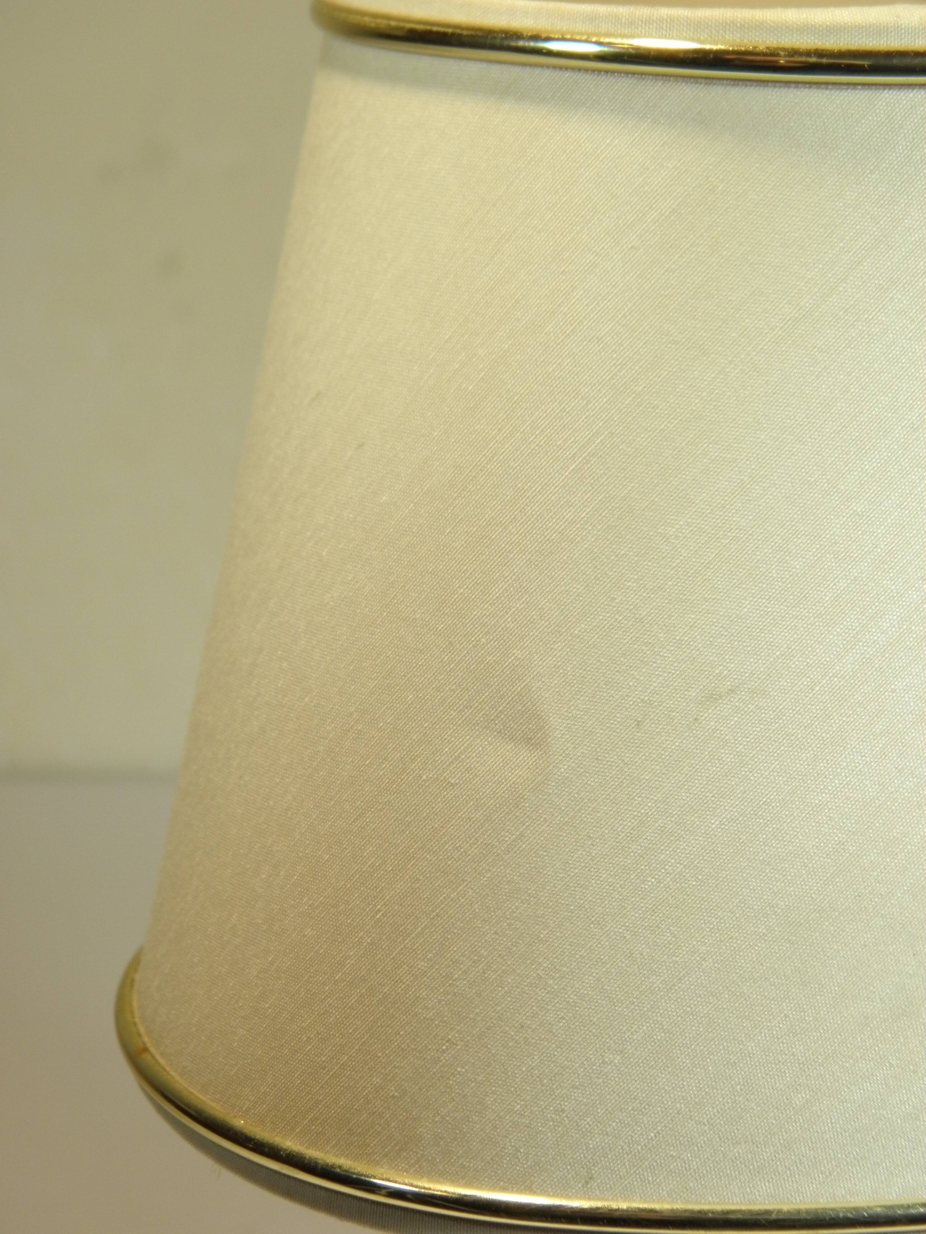 Ceramic and brass lamp from the 1950s.