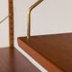 Teak wall unit by Hansen Guldborg with a desk and a cabinet, Denmark, 60s