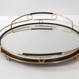 Vintage mirror tray 1950