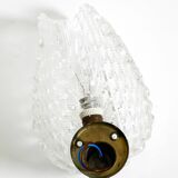 Rare original 1960s Italian Barovier & Toso Murano glass wall lamp