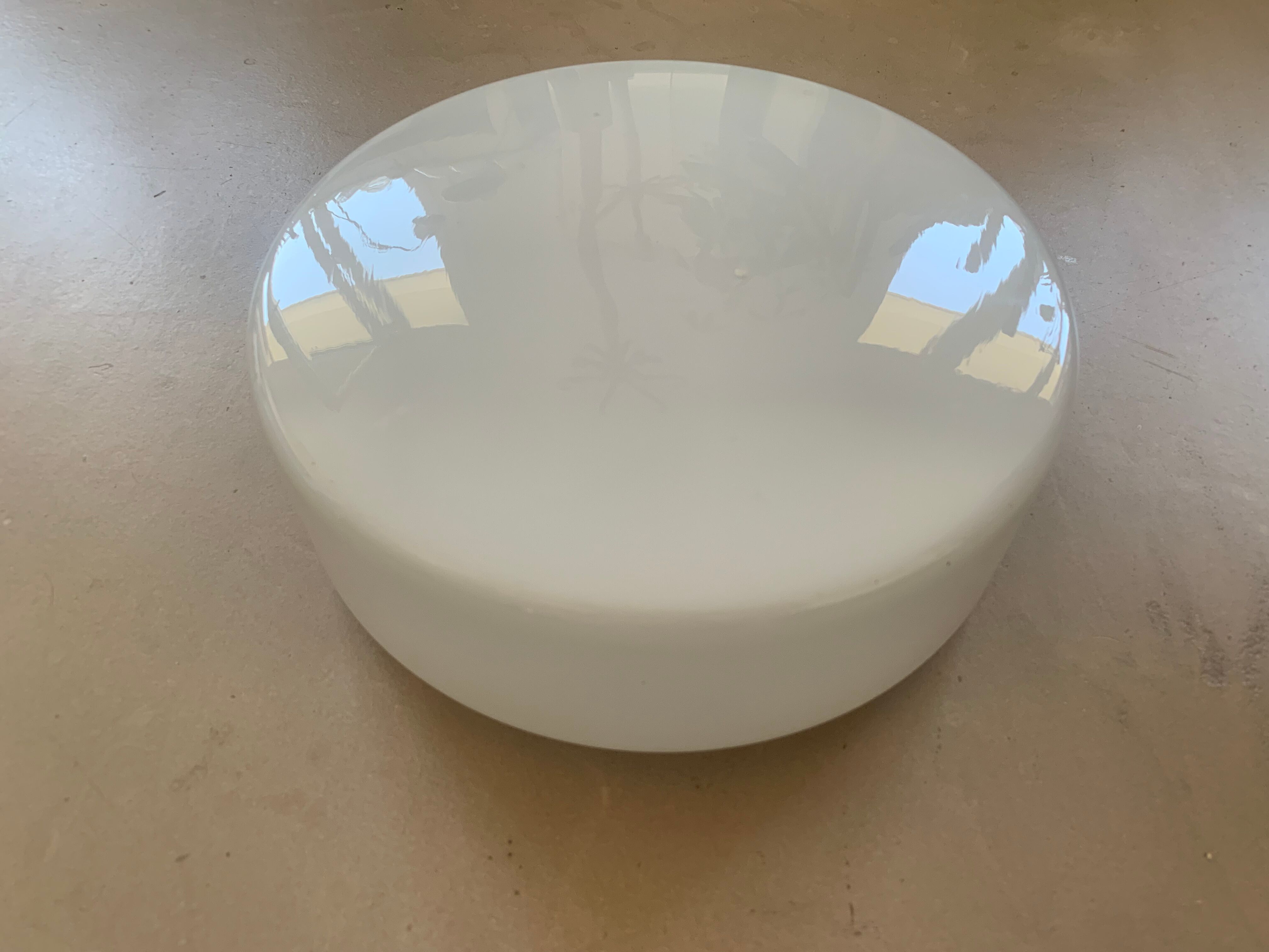 Ceiling lamp opaline D28cm