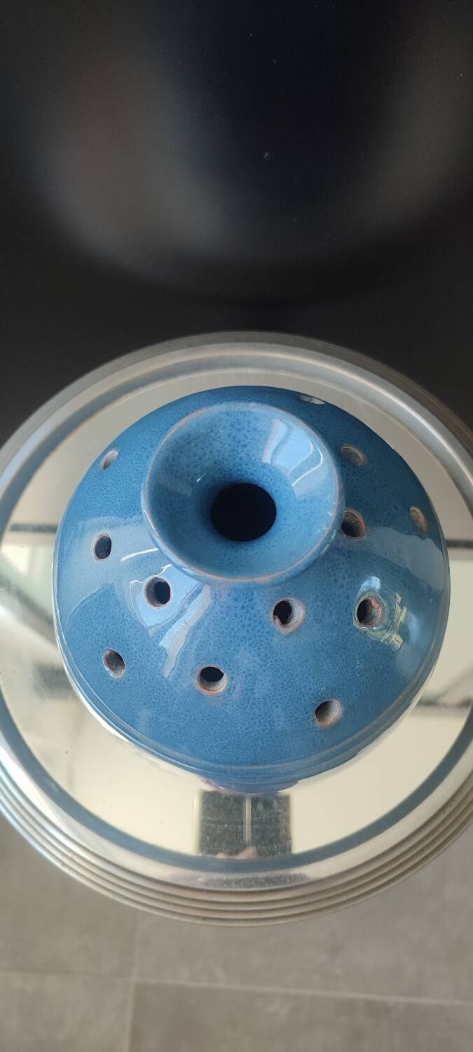 Handcrafted flower vase Pottery La Draille (Anduze)