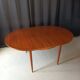 Vintage round extendable table