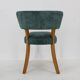 1950s Side Chair in Velvet , Italy
