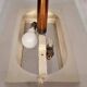 Art Deco pendant lamp by Henri Petitot - Patinated brass - Ca 1930