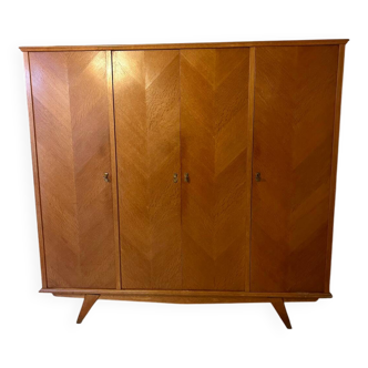 Armoire vintage pieds compas