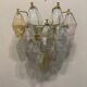Murano Glass Polygon Sconces Set of 2