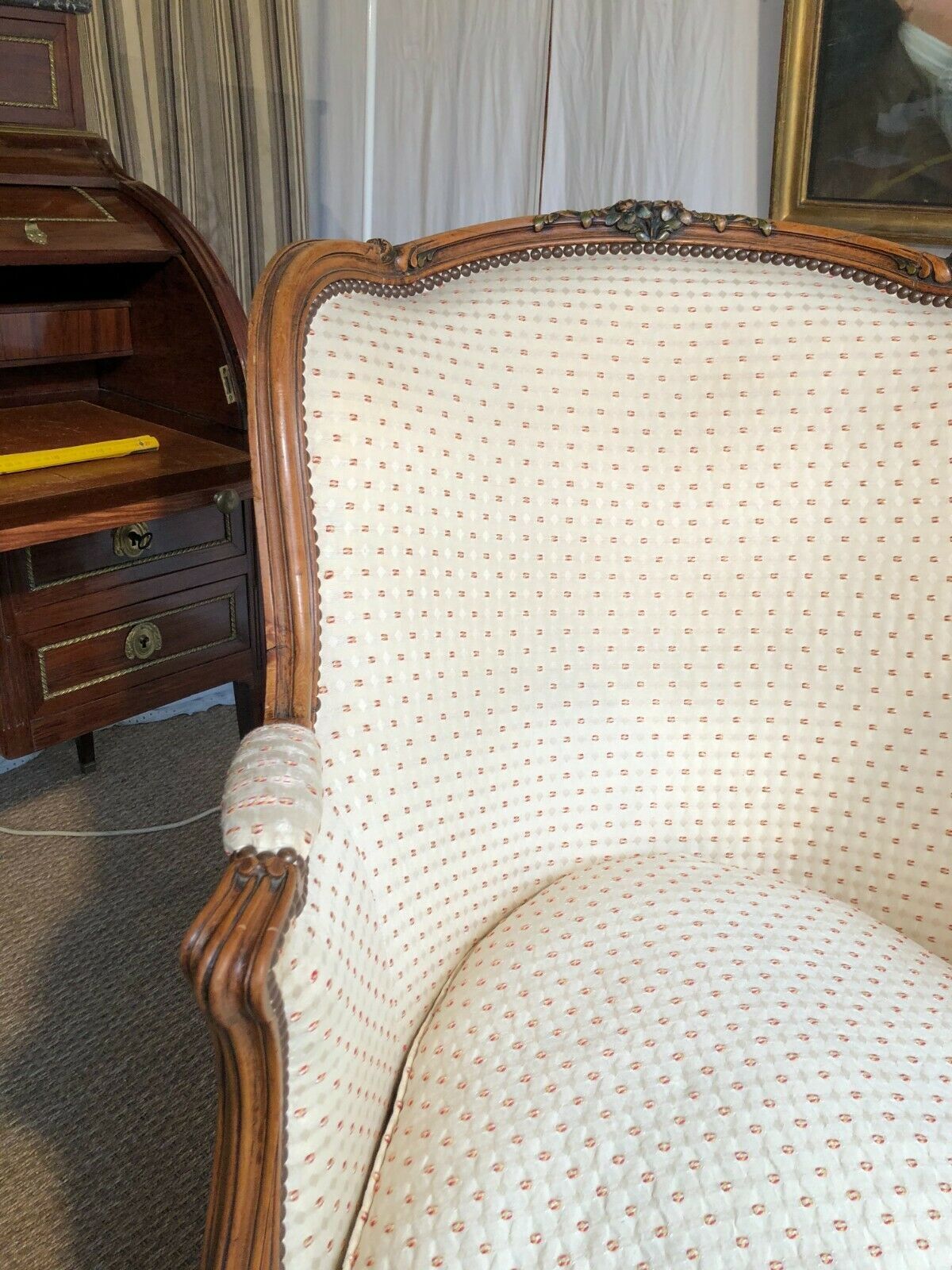 Louis XV-style shepherdess chair