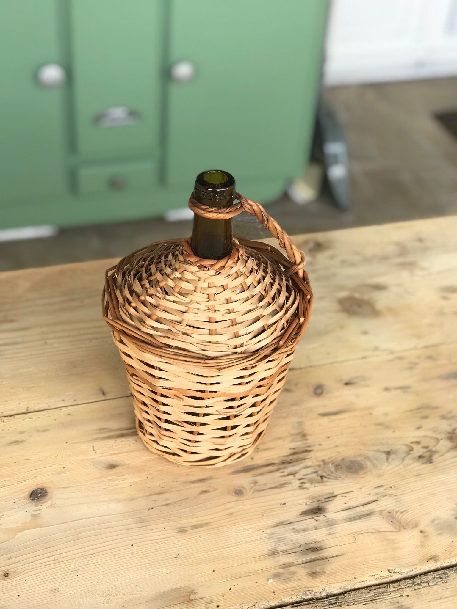 Small demijohn with wicker 2l