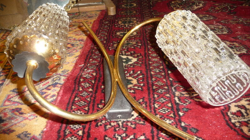 Vintage ceiling and wall lamps