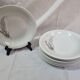 7 soup plates, Sologne porcelain
