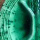 Green asparagus plates in slurry Vallauris 6 pieces