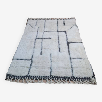 Handmade wool Berber rug 150 X 100 CM