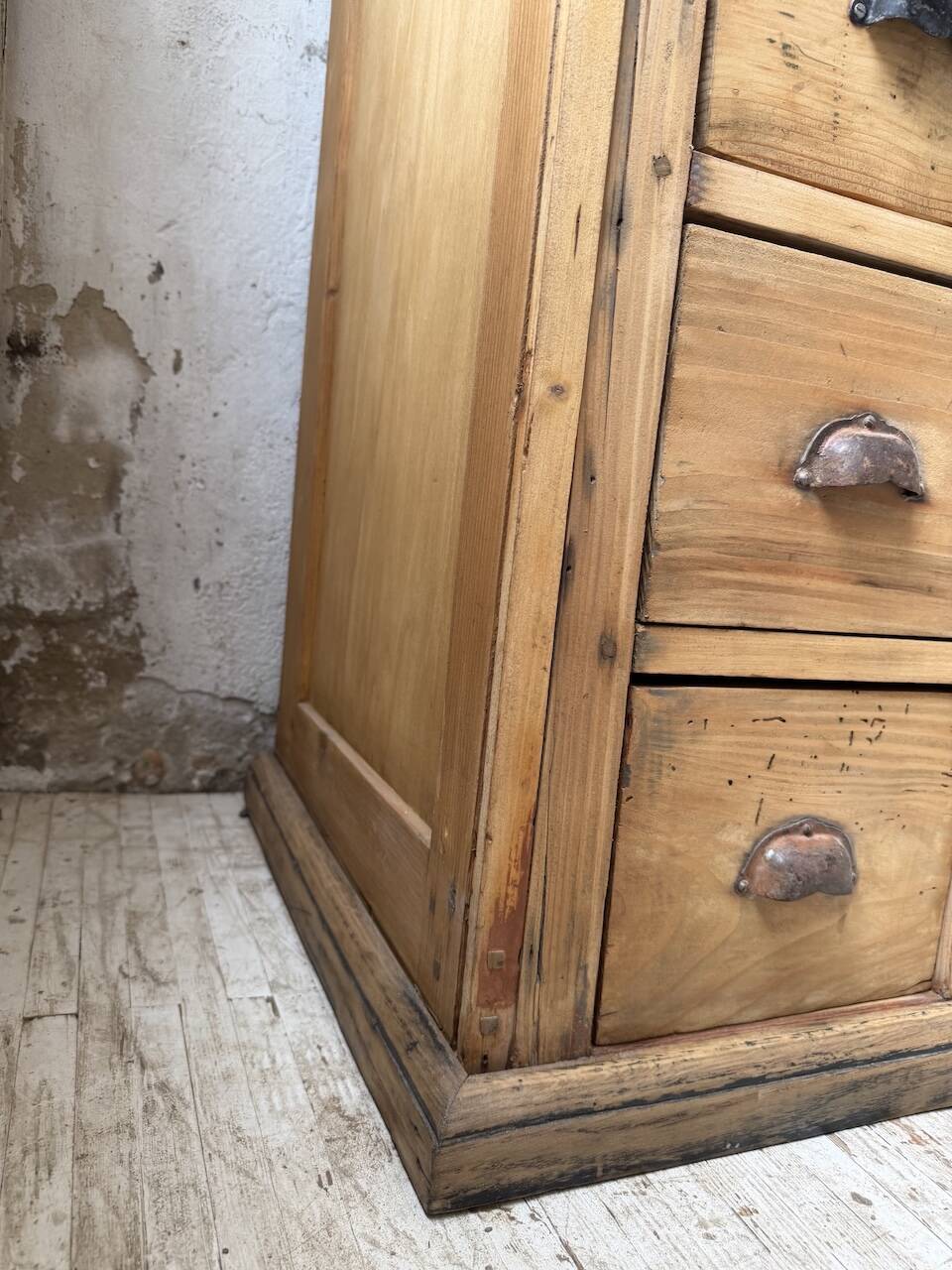 Meuble de métier pin XL années 50