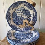 6 Churchill dinner plates