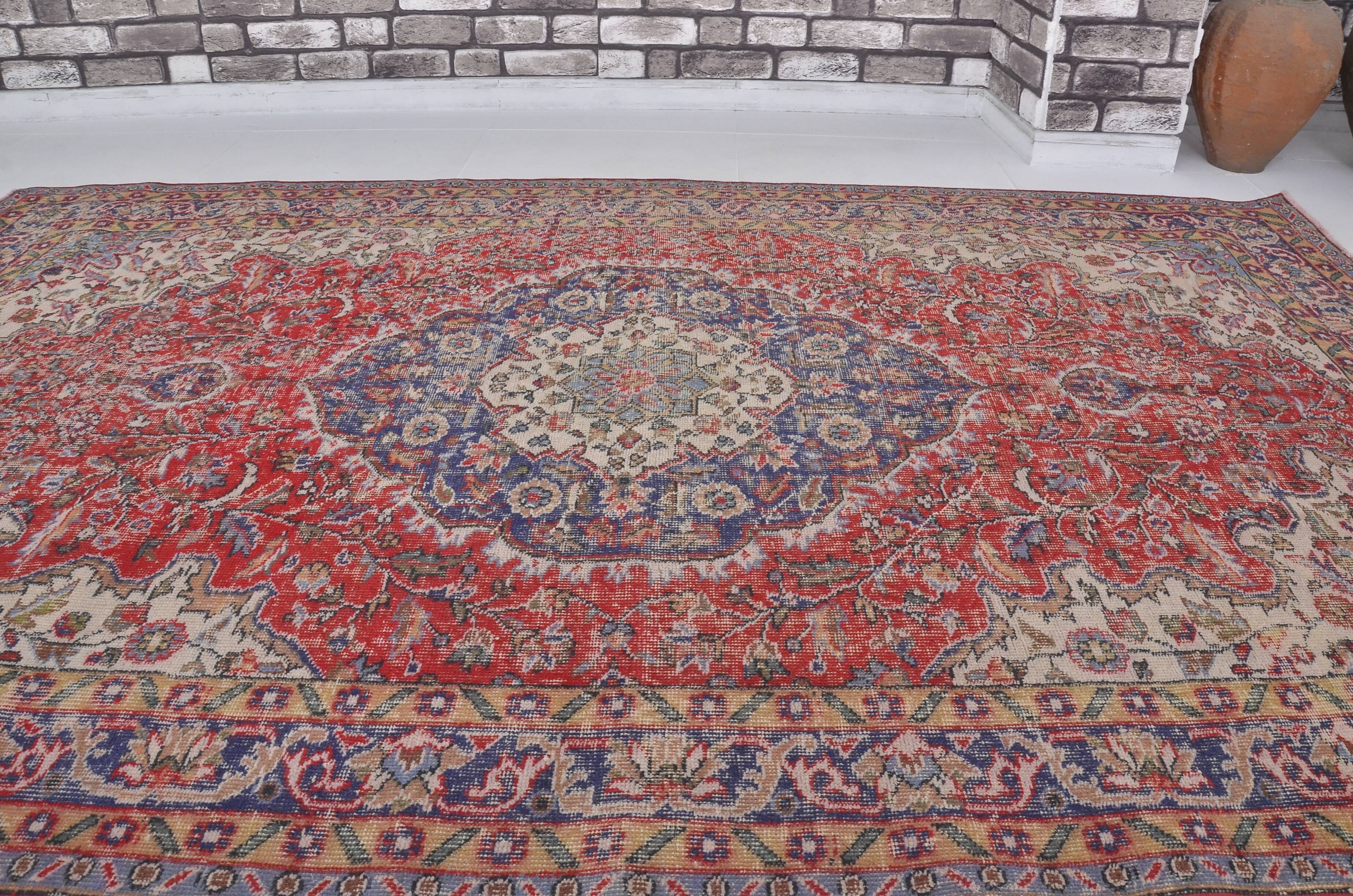 Geometric Design Oushak Rug sku 2320