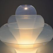 Lotus LT305 table lamp by Carlo Nason for Mazzega, 1960s