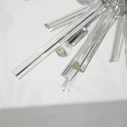 Murano glass Sputnik pendant light, Italy.