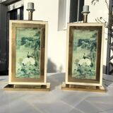 Pair of vintage Jean-Claude Mahey lamps