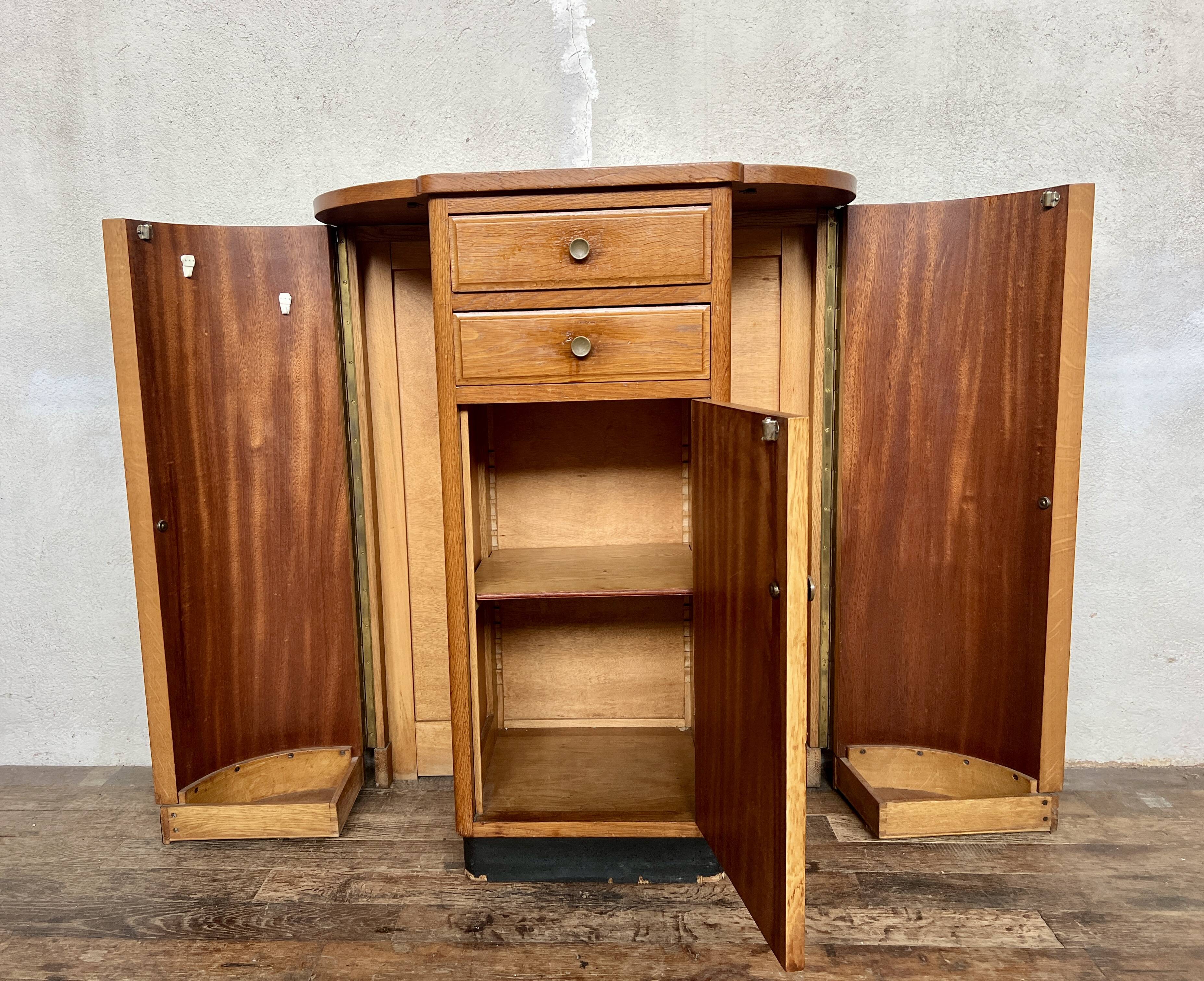 ✨ Stunning Art Deco oak cabinet – 1950s ✨