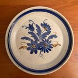 Assiette décorative Fleurs Bleues