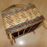 Rattan bottle holders and rope