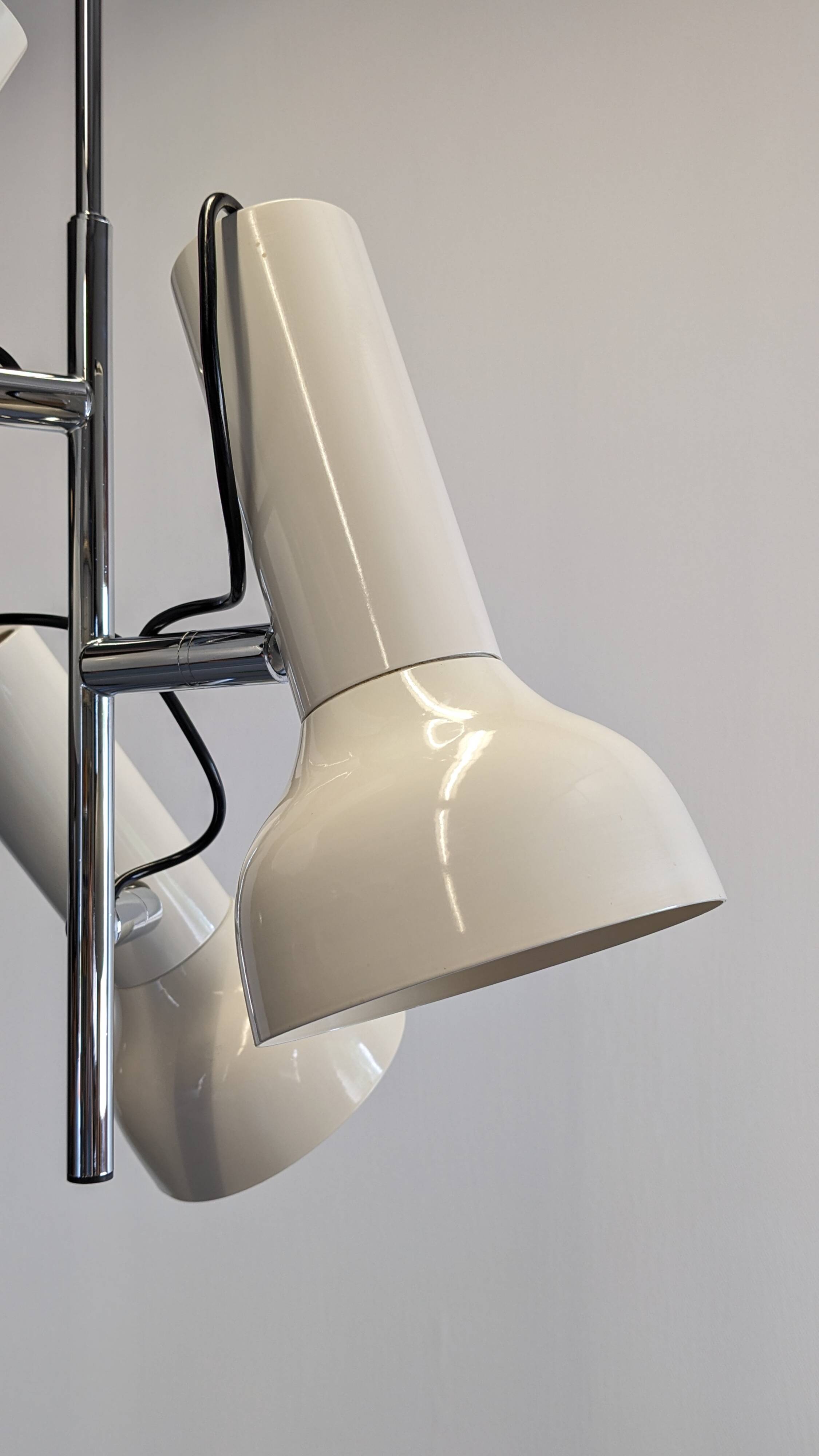 3-spot chandelier by Staff Leuchten, 1960s-70s