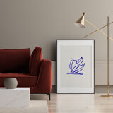 Botanical illustration giclee print, 50x70