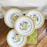 7 porcelain dessert plates