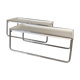 Paire de tables basses vintage trays Katell