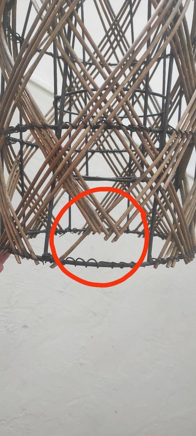 Rattan pendant light