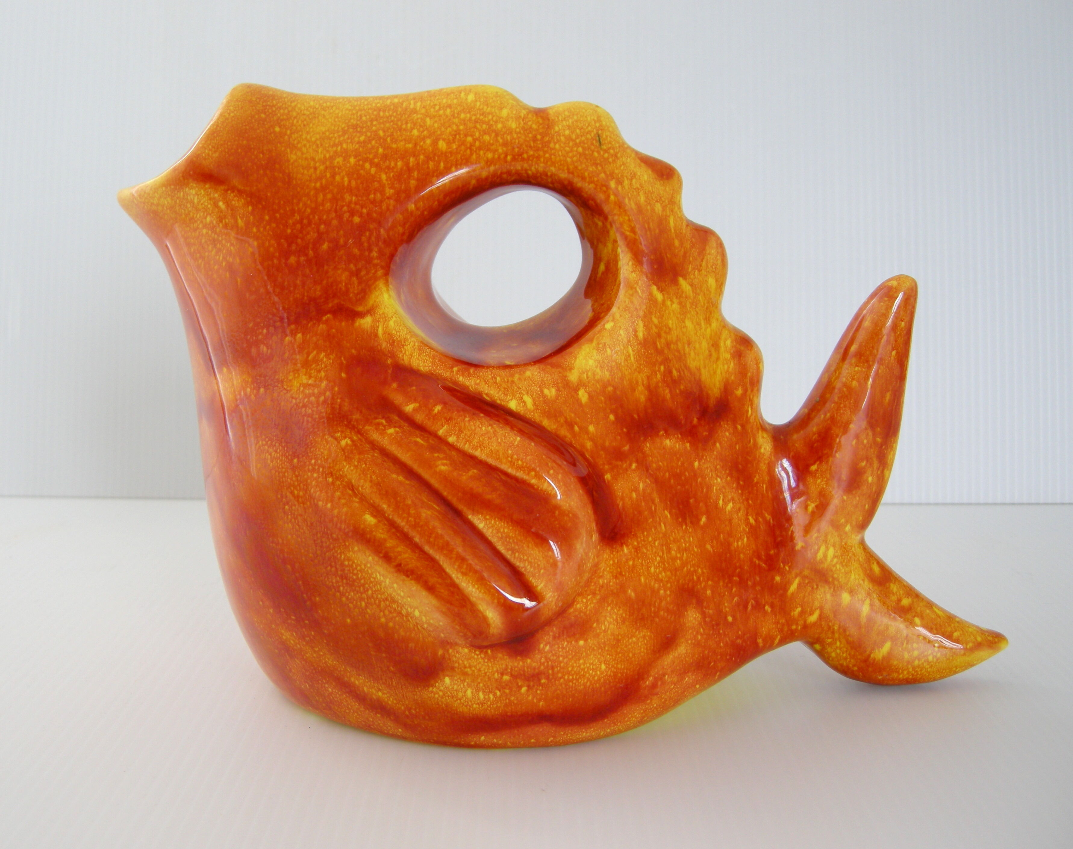 Vintage fish vase 1950