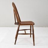 4 chaises Victoriennes anglaises Windsor, début du XXe siècle