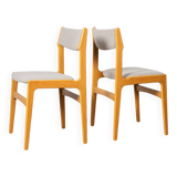Set of 2 Danish Chairs by Erik Buch made of Oak