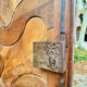 Large gendarme hat cabinet in walnut from the louis period