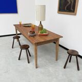 Pine and oak farmhouse table 220 cm