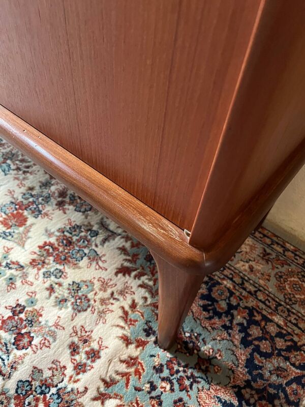 Meuble bar scandinave en teck année 60