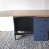 Old wooden desk with extensions
