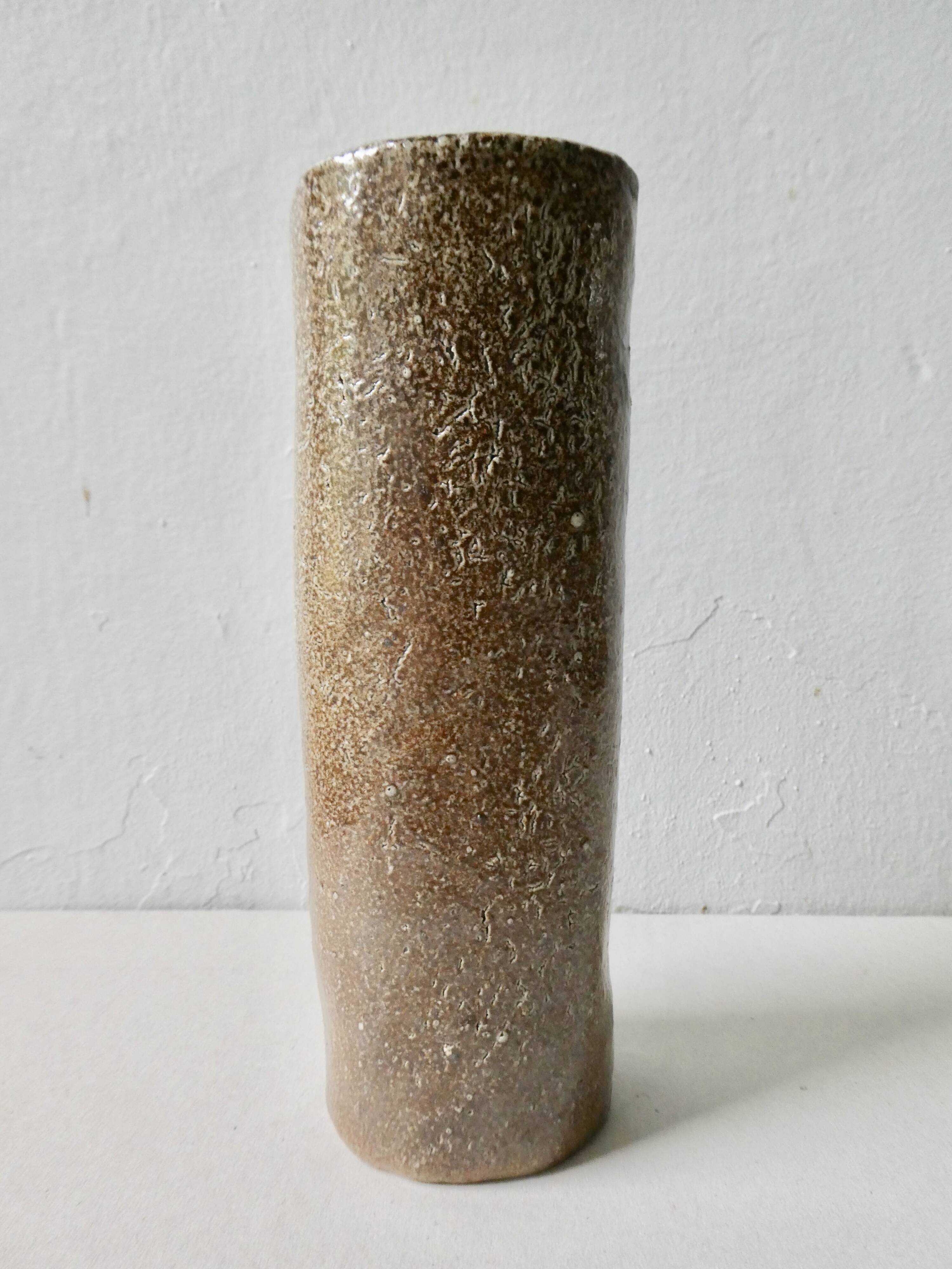 Stoneware vase Jean Claude Monange, 70s