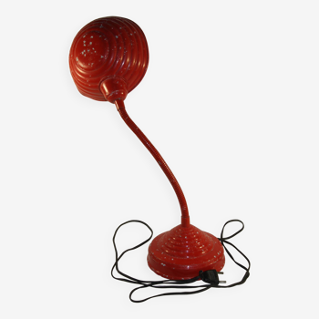 Vintage red articulated lamp