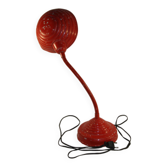 Lampe articulée rouge vintage