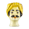 Vase tête mini jaune homme