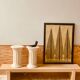 Pair of bright sofa ends