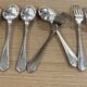 Set of 12 cutlery signed Christofle model Spatours in silver metal